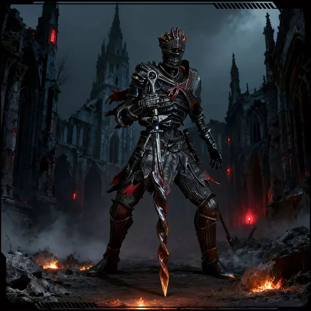 18cm Dark Souls Game Soul of Cinder Figure Lords of Cinder Action Figure Salary King's Avatar Knight Undead Soldier Figurine Toy