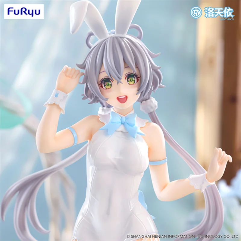 28cm Genuine FuRyu Luo Tianyi Bunny Girl BiCute Bunnies Vsinger Anime Action Figure Model Toys Gift for Birthday