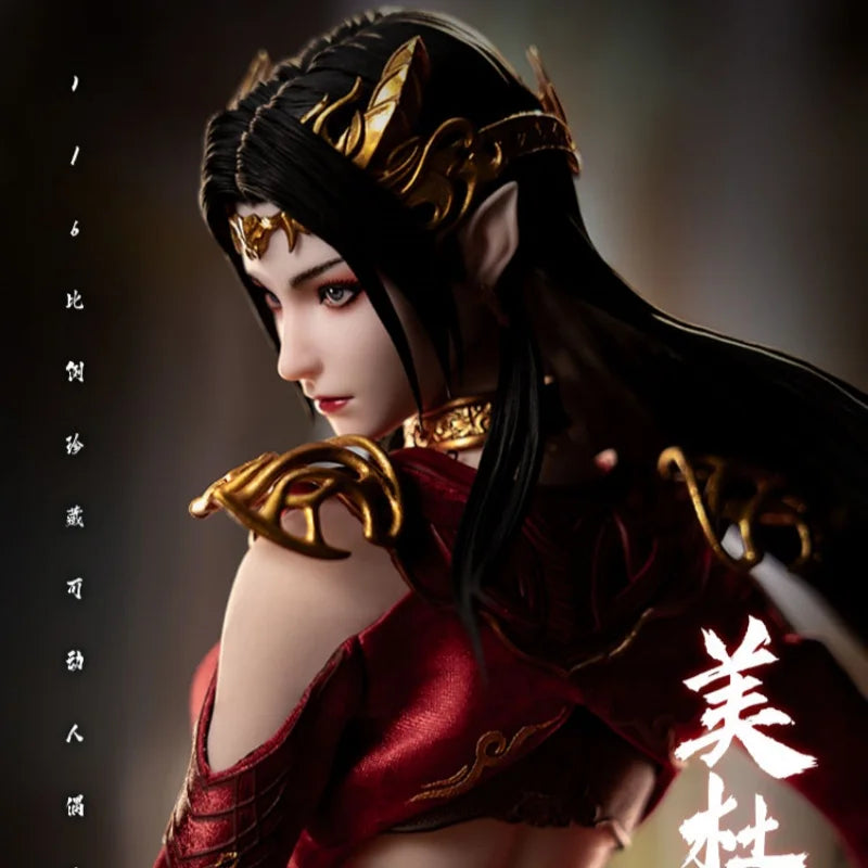 28cm Genuine Cosmic Creations Battle Through The Heavens Medusa 1/6 Scale Action Figure Female Soldier Collection Model Toy Gift