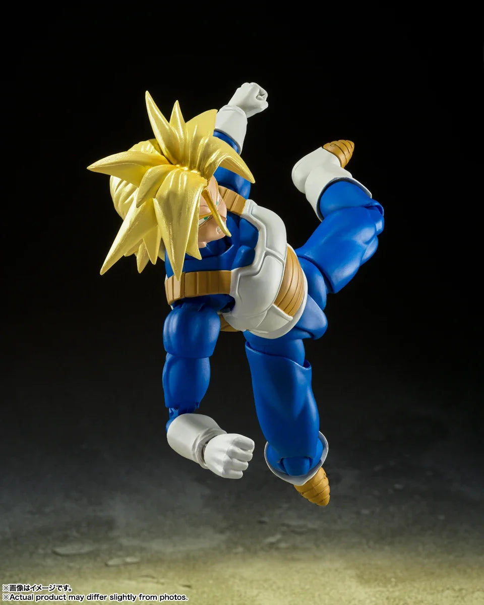 In Stock Original Anime Figure Dragon Ball Z S.H.Figuarts SUPER SAIYAN TRUNKS -INFINITE LATENT SUPER POWER Action Figurine Toys