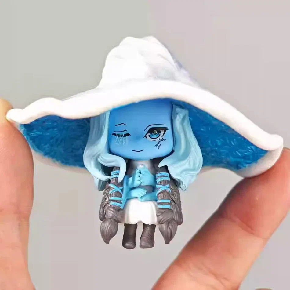 2026 In Stock Ring Gaming Q Version Mini Ranni Cat Melina Malenia The Half-Wolf Action Figure Lani Magic Ornaments Dolls