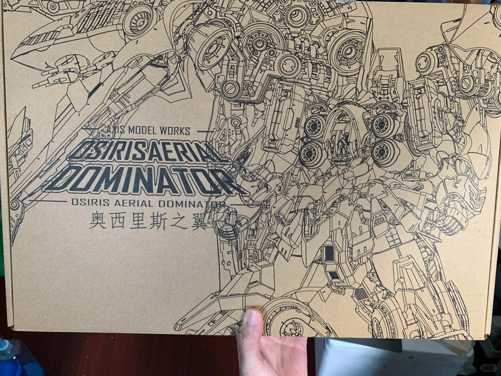 In Stock AXIS MODEL WORKS OSIRIS AERIAL DOMINATOR 1/100 Assembling Movability Model Toys Mecha NZ-666 Kshatriya LED LIGHTING KIT
