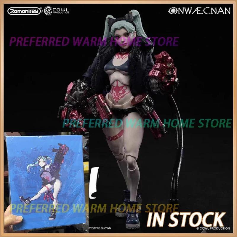 Auf Lager Romankey X KUHHÜLSE ONWAECNAN PISTOLEN MÄDCHEN JESSICAASTER 1/12. Actionfigur Modell Spielzeug Rebecca