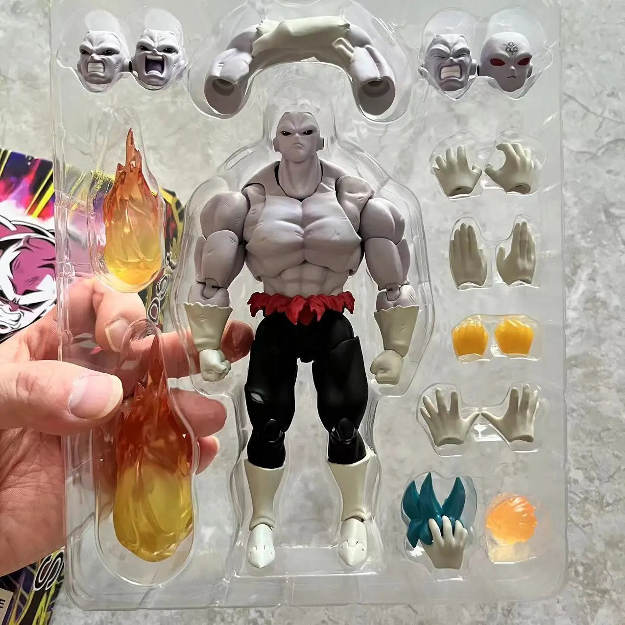 In Stock Black Hole Dragon Ball SH Figuarts SHF Final Battle Son of Ghost Jiren Anime Action Figures Toys Model Collection Gifts