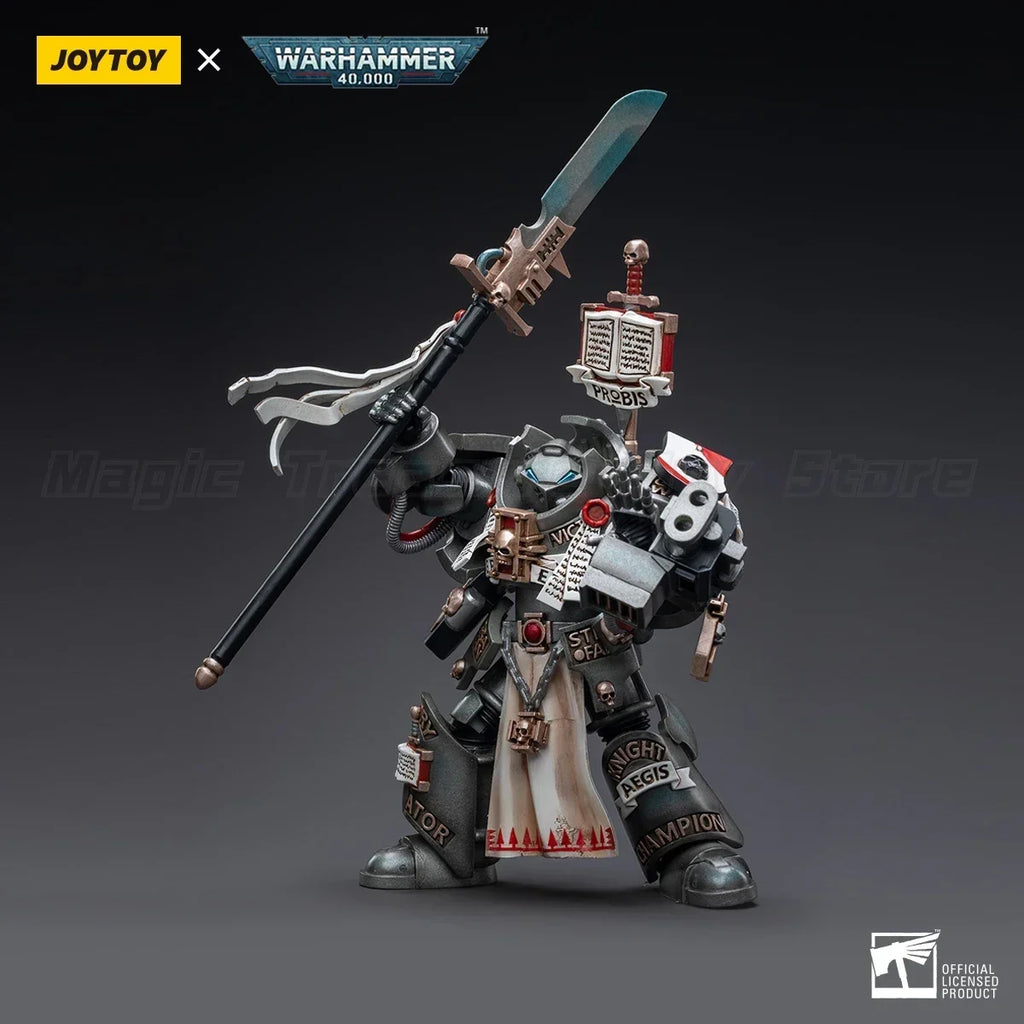 【In Stock】JOYTOY 1/18 Action Figure Warhammer 40K Grey Knights Terminator Jaric Thule Toy
