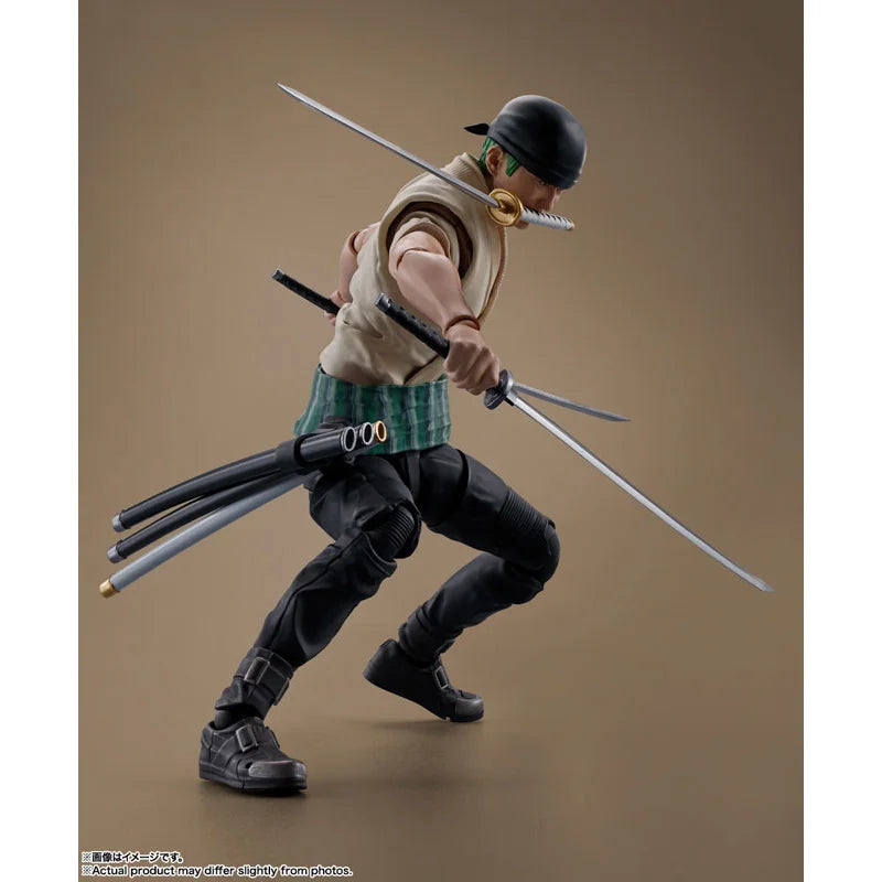 100% In Stock Original Bandai S.H.Figuarts SHF Monkey D. Luffy One Piece Roronoa Zoro Anime Collection Action Figures Model Toys