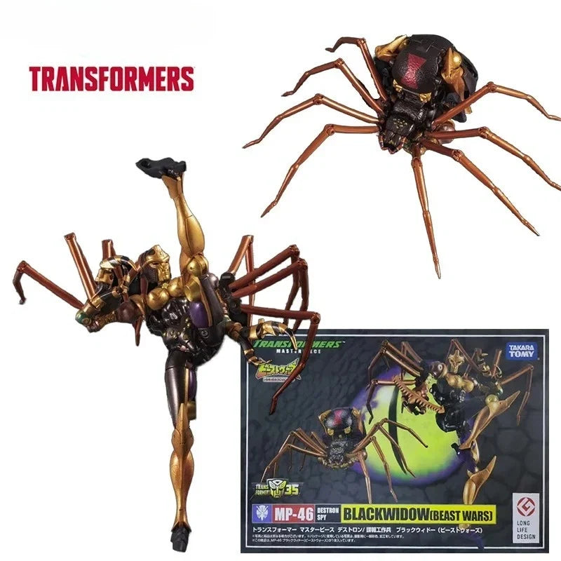 New Original Transformers Masterpiece MP-46 Black Widow Beast Wars Original Action Figure Model Children's Toy Gift Collection