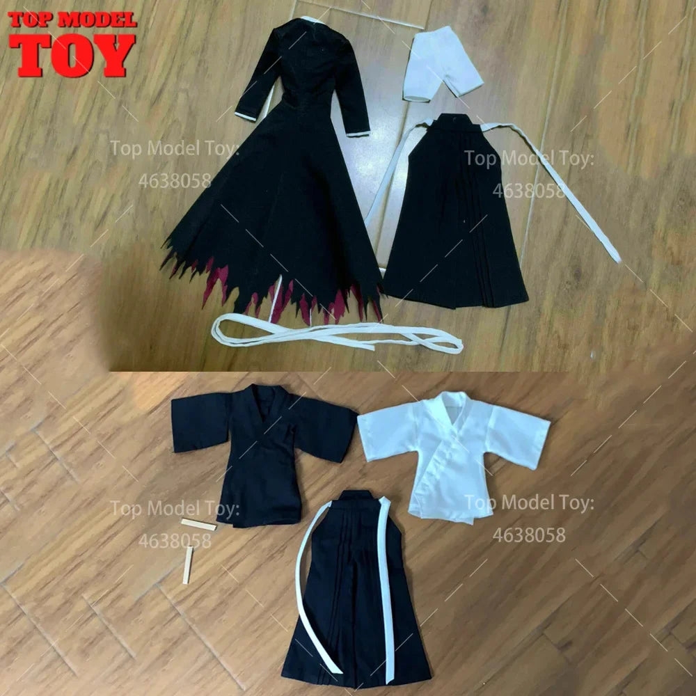 GT-001 1/6 Scale Anime Characters Kurosaki ichigo Men's Suit Set Clothes Model Fit 12'' Male Soldier Action Figure Body Dolls