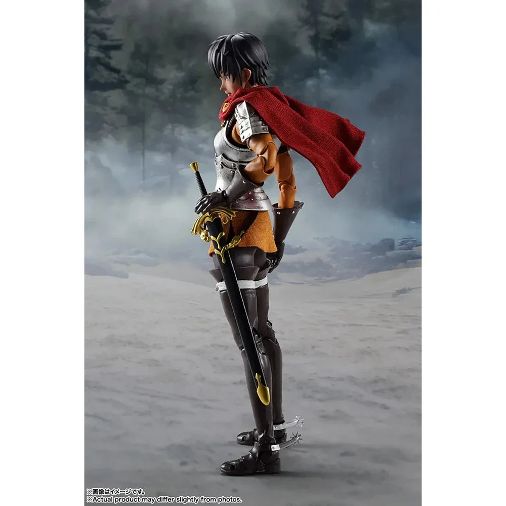 Original New BANDAI S.H.Figuarts Casca (Band of the Hawk) 14.5cm SHF Collectible Action Anime Figure Model Toys