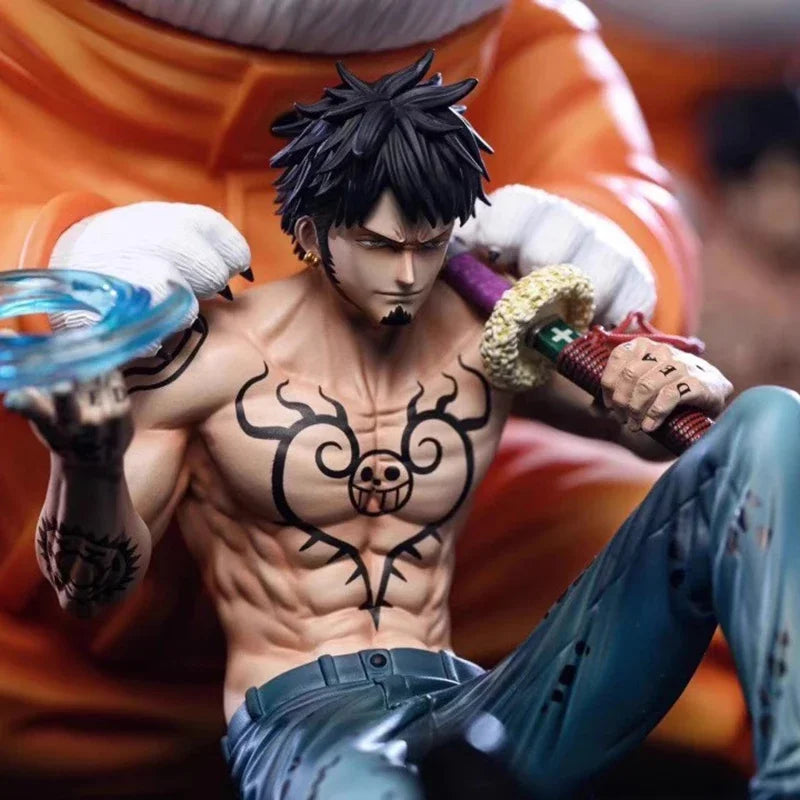Trafalgar Law One Piece Figures BT Bear Monster Trafalgar D. Water Law Action Figures PVC Anime Jujutsu Kaisen Model Toys Gifts