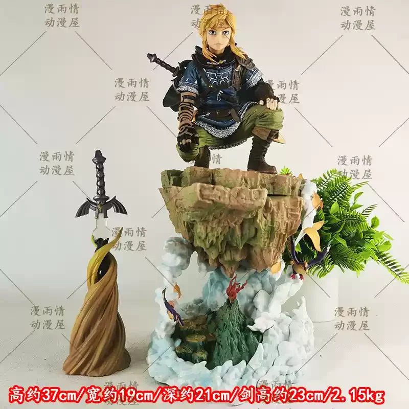 Zelda Legend Game Anime Figurine Link GK Collectible Two-Dimensional Model Statue Gift Toy Action Figure Robot Collectors