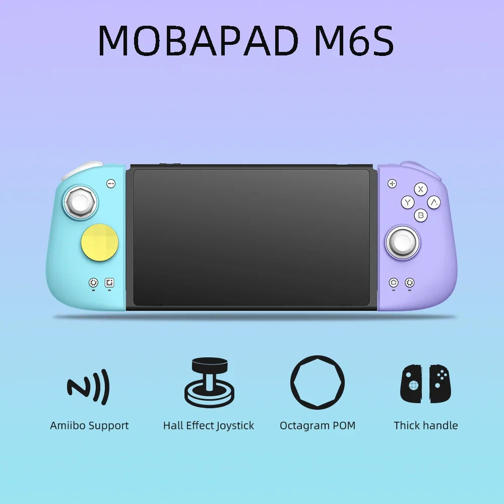 Mobapad M6s For Nintendo Switch Controller Pro Adjustable Joystick Hall Effect Controller Hd Vibration/6-Axis Gyro JoyPad