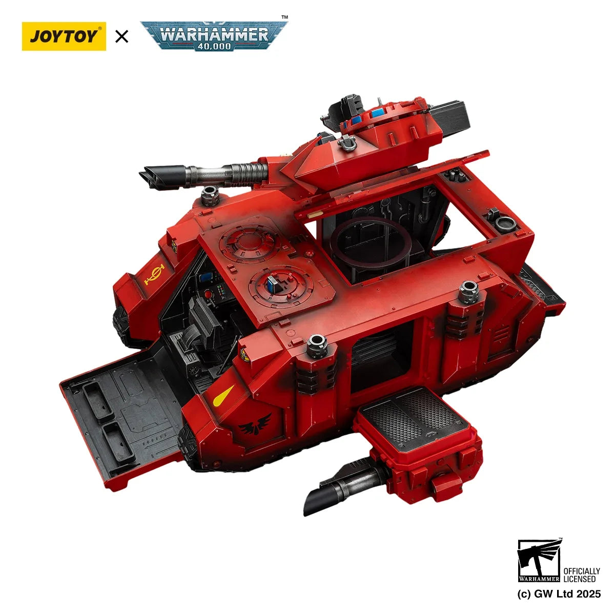 JOYTOY Warhammer 40K 1/18 Blood Angels Predator Annihilator with Twin Lascannons Anime figures Toys