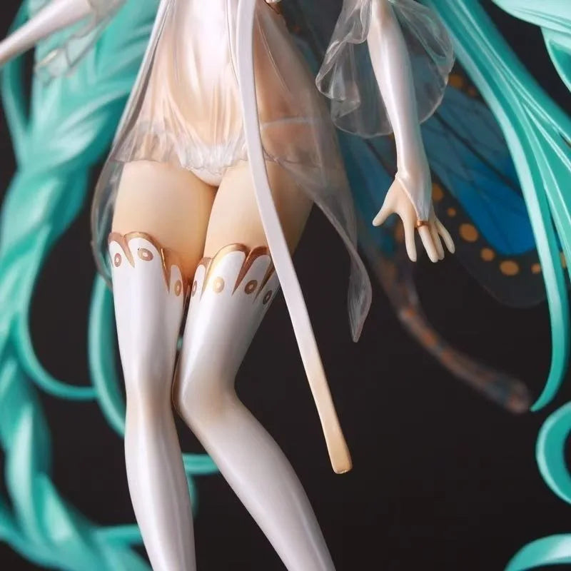33cm 1/7 Hatsune Miku Butterfly pretty Girl Figure Sexy Anime Model Decoration Birthday Festival Gift