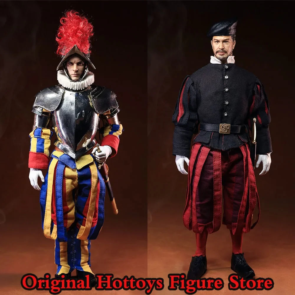 COOMODEL SE126/SE128 SE129 1/6 Scale Male Soldier Imperial Series Swiss Papal Guard Full Set 12-inch Action Figure Model