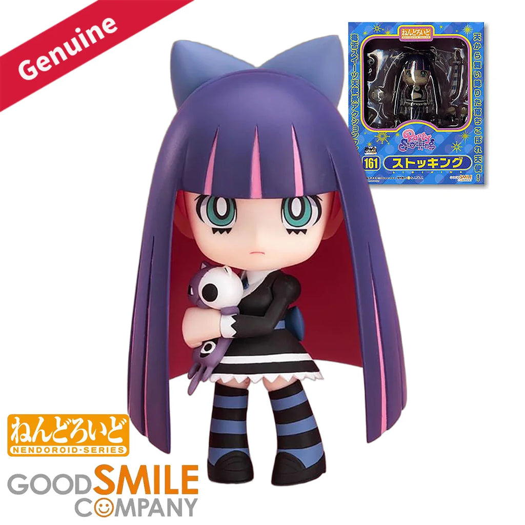 Original, echt, Good Smile Company Actionfiguren/Puppen Nendoroid (#161) Panty & Stocking with Garterbelt Stocking Anarchy Anime Figur