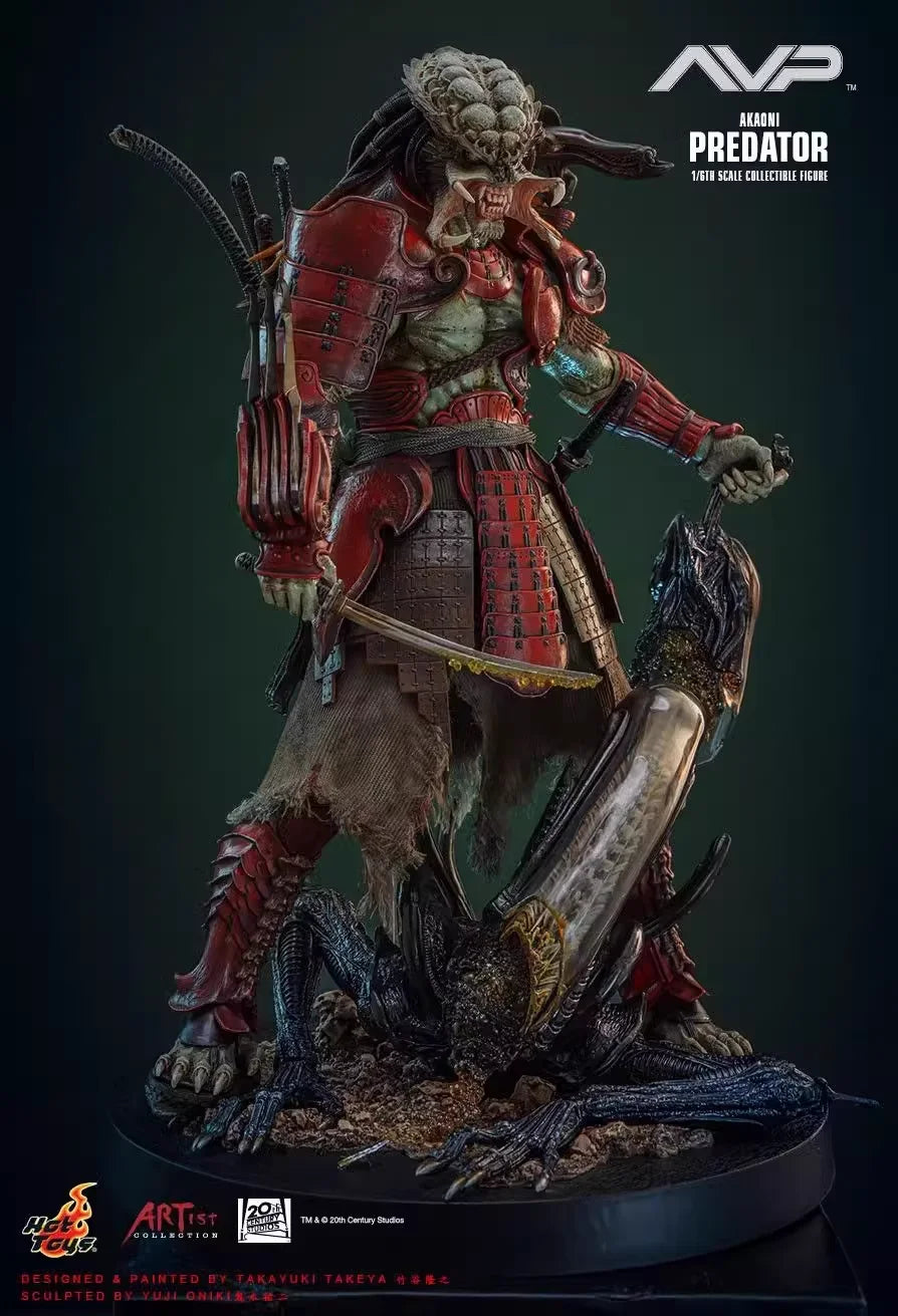 HOTTOYS HT 1/6 AC06B Predator red ghost warrior Alien venue limited edition Action Figure Model Toys 12-inch collectible
