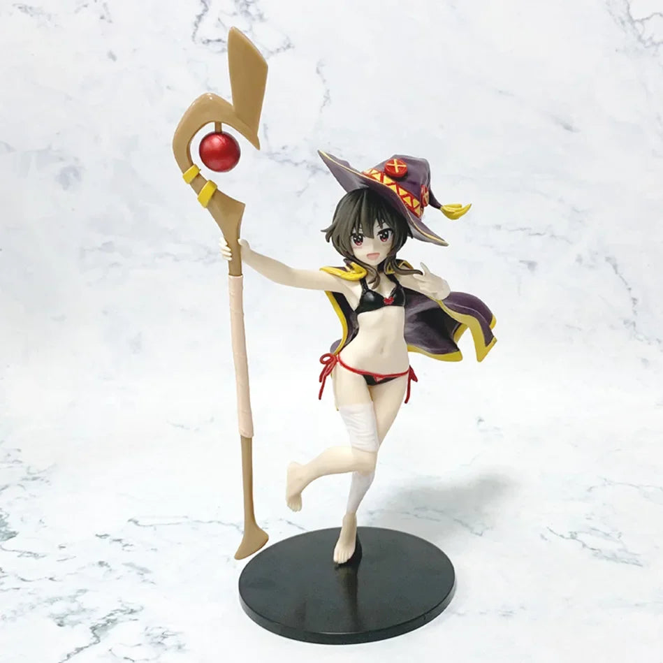 18cm Megumin Action Figure God's Blessing on This Wonderful World Cute Figurine For Girls Droppshiping
