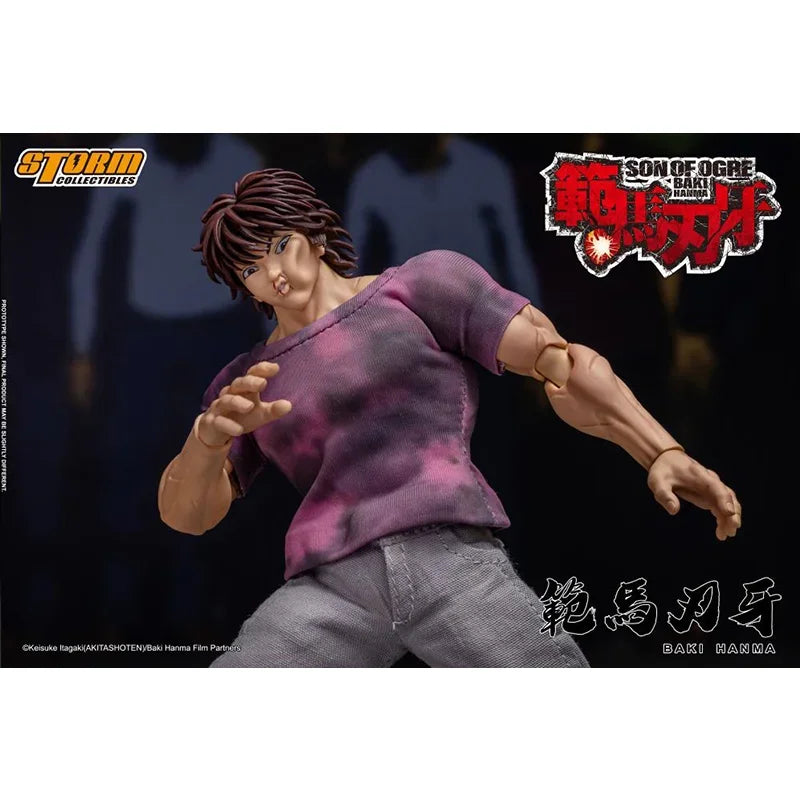 Original Storm Toys Baki Hanma Son of Ogre Baki Hanma BBTS Exclusive 1/12 Scale In Stock Anime Action Figures Model Toys