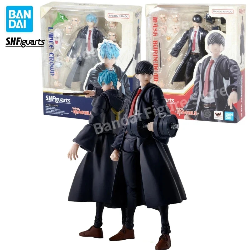 In Stock Bandai S.H.Figuarts SHF Dot Barrett MASH BURNEDEAD LANCE CROWN Anime Action Figures Toys Model Collection