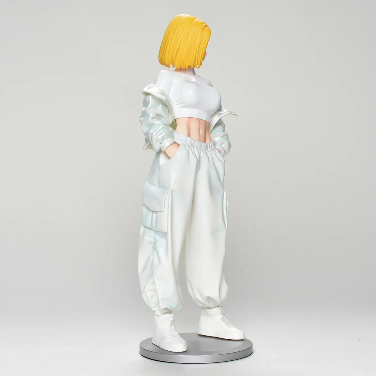 26.5cm/10.43in Anime Dragon Ball Z Android 18 Figure Android 18 Action Figure Collectible Statue Model Toy Gift