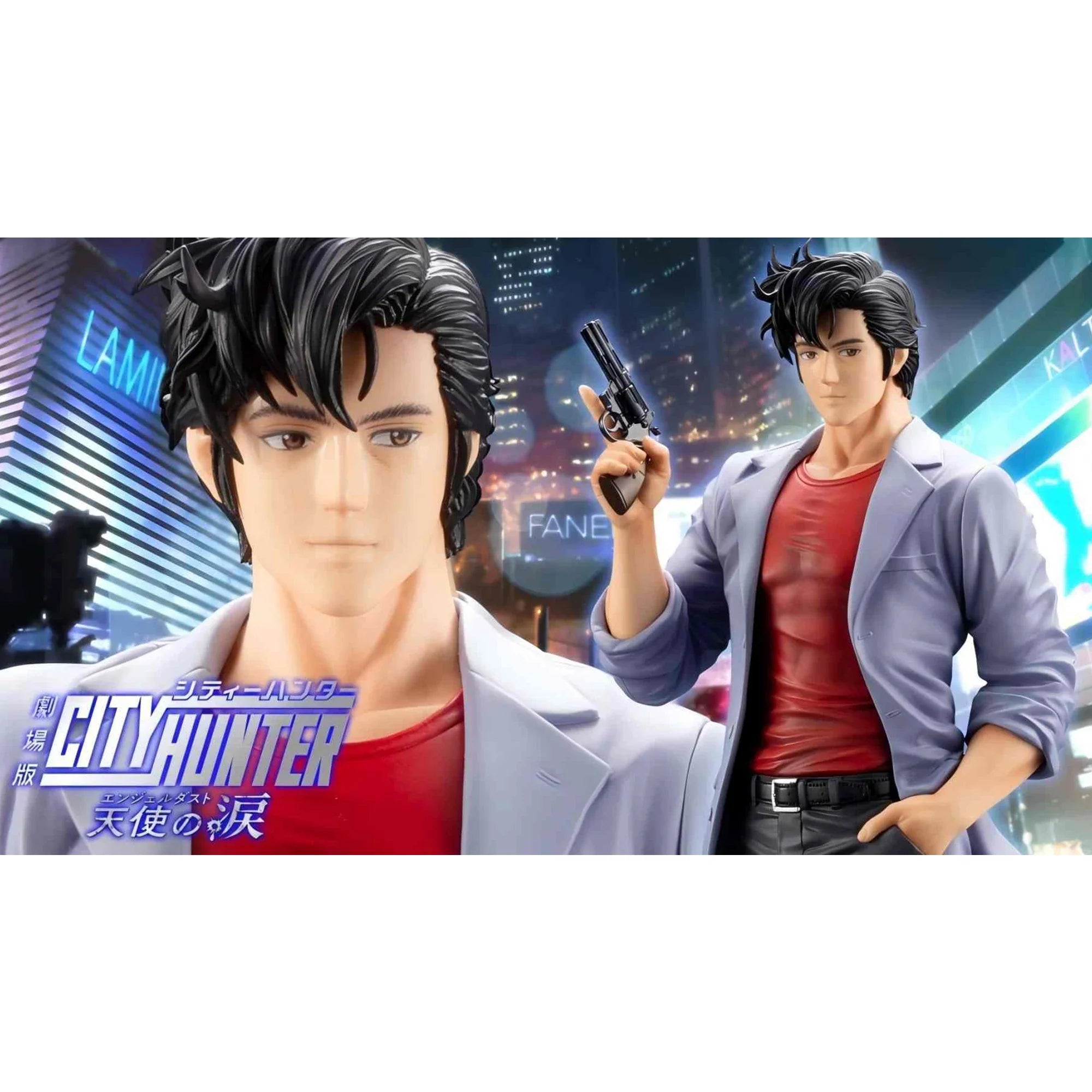Original Echtes Kotobukiya ARTFX J City Hunter Movie Shinjuku Private Eyes Ryo Saeba 1/8 Scale Figur Original Statue Modell