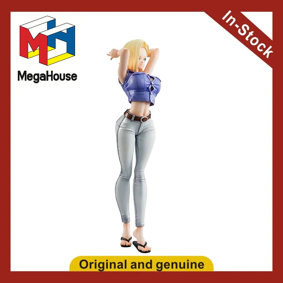 【DE】 MegaHouse Dragon Ball Gals Dragon Ball Z Künstliche Welt Nr. 18 Ver. III Figuren Modelle Spielzeuge Geschenke