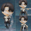 Attack on Titan 365 Mikasa Ackerman Captain Levi Q version clay boxed figure ornament animation doll toy movable figure