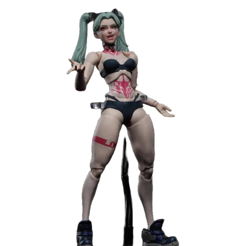 Romankey Gun Girl Jessica Rebecca 1/12 Sammler-Actionfigur Bewegliches Gelenk Modellbausatz Ornament Modellpuppe Spielzeug Geschenk