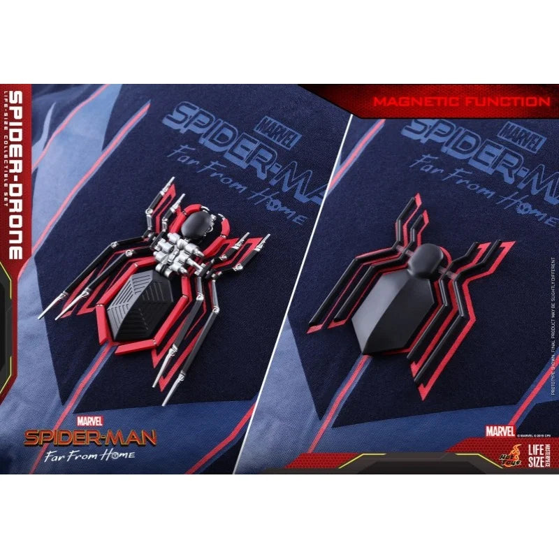 Hot Toys Spider Man Spider Machine LMS011 Original Non Flying Static Model Magnetic Function Collectible Figure Boy Toy Gift