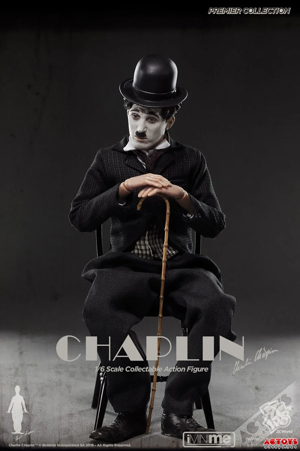 Original  ZCWO 1/6Charlie Chaplin Comedy Master Classic Character collection level Action doll Figure Model Toys 12 inches