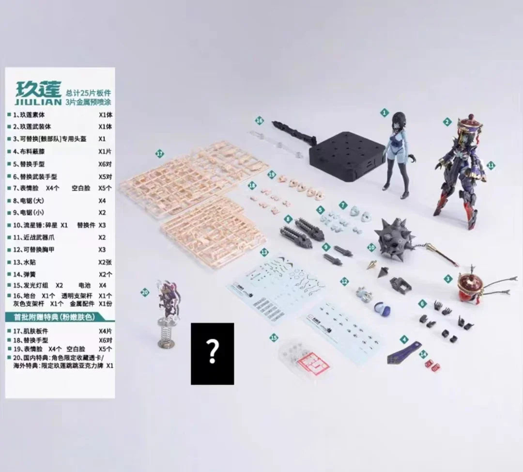 In Stock  Genuine HEMOXIAN "Reverberation of Medta" Little Zombie 1/12 Scale Full Action Plastic Model Kit