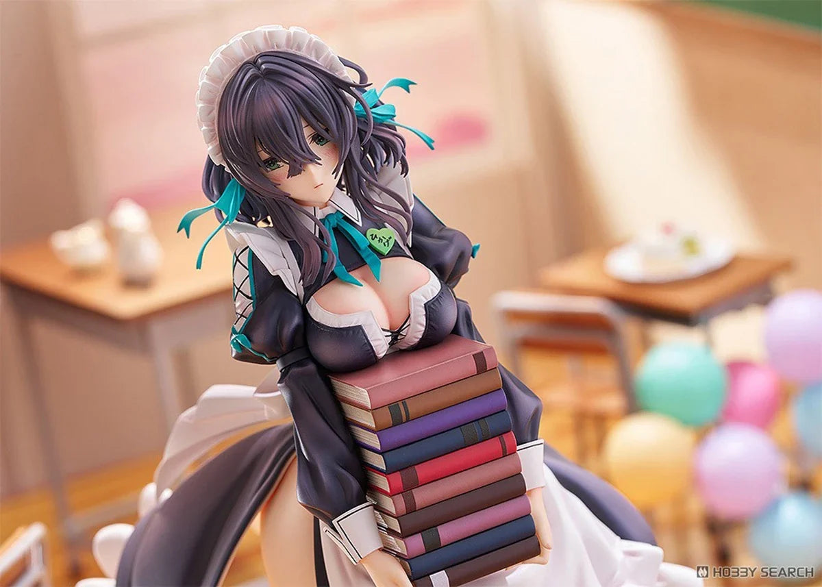 In Stock Original DMM Factory Prepainted Maid Maison Hanikami, Kanojo Wa Koi O Suru Chigami Hikage 1/6 H=285mm Figure Collection