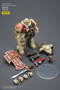 JOYTOY 40K 1/18 Bladeguard Veteran Action Figure Dark Angels Salamanders Figurine Model Gift for Collection