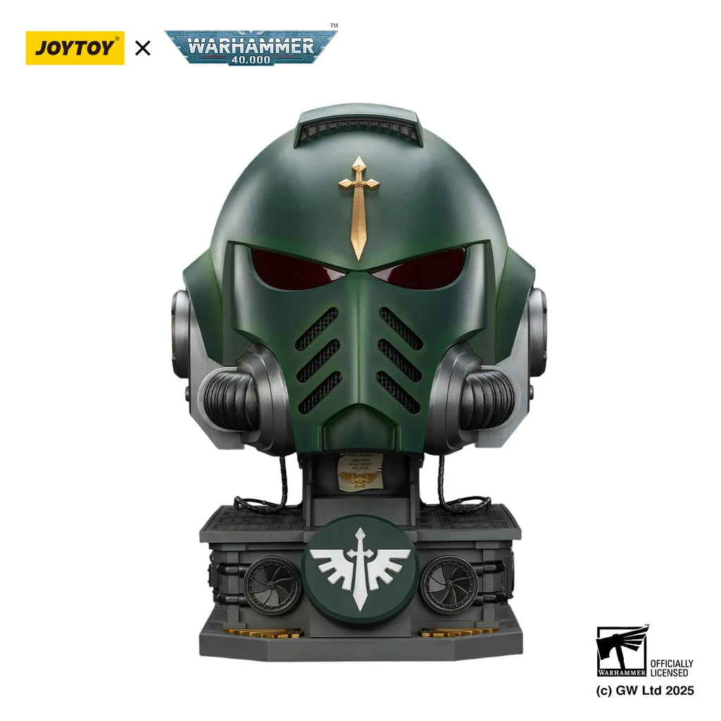 JOYTOY Warhammer 1/1 Action Figures Dark Angels MkX Helmet & Display Stand