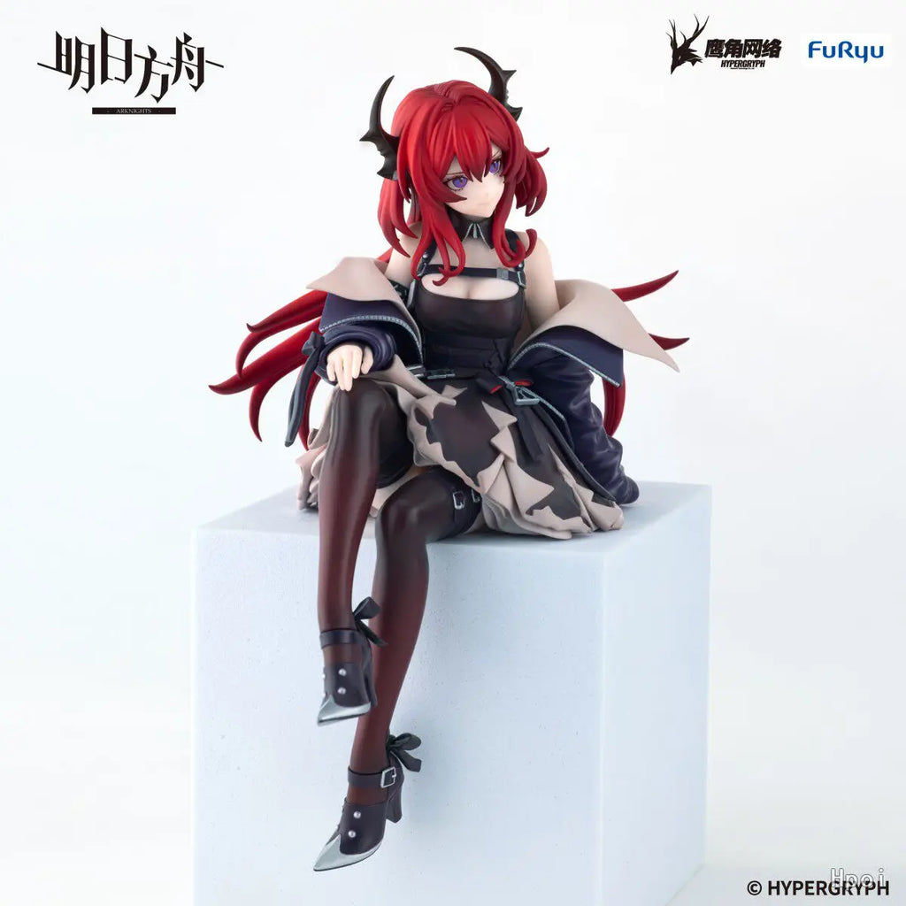 Genuine Furyu Prepainted Noodle Stopper Figure Arknights Surtr Game Character Figure Decoration Collection Figure Model Toy