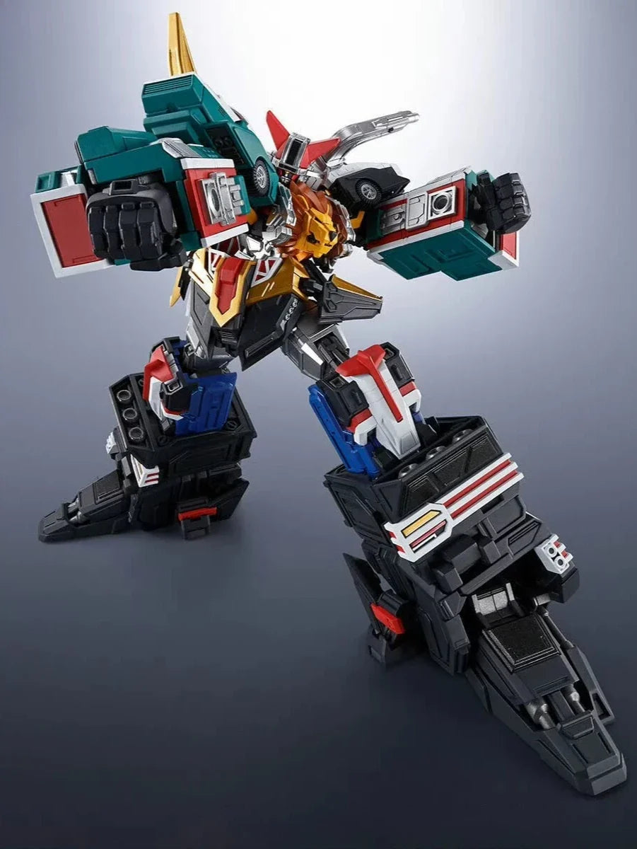 In Stock BANDAI SMP ALTERNATIVE DESTINY Choujuu Sentai Liveman Composite mecha Anime character assembly model children's toys
