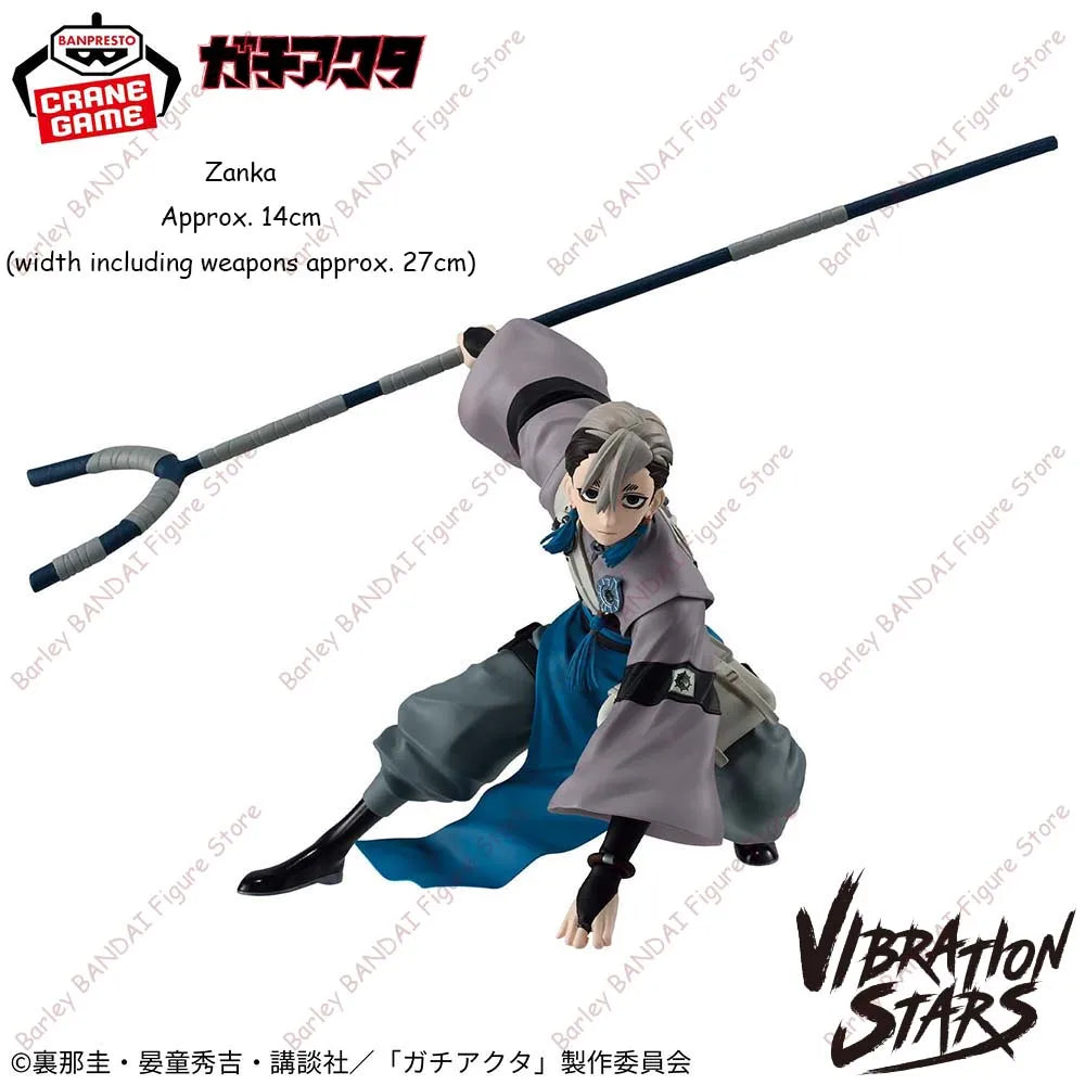 Original In Stock BANPRESTO Gachiakuta VIBRATION STARS Zanka Nijiku Rudo Anime Action Figures Model Toys Holiday Gifts For Kids
