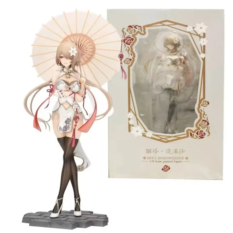 Figures Elysia Anime Beautiful Girl Figure Kiana Kaslana Honkai Impact 3 Figurine Elysia Statue 25cm Pvc Gk Sexy Model Doll