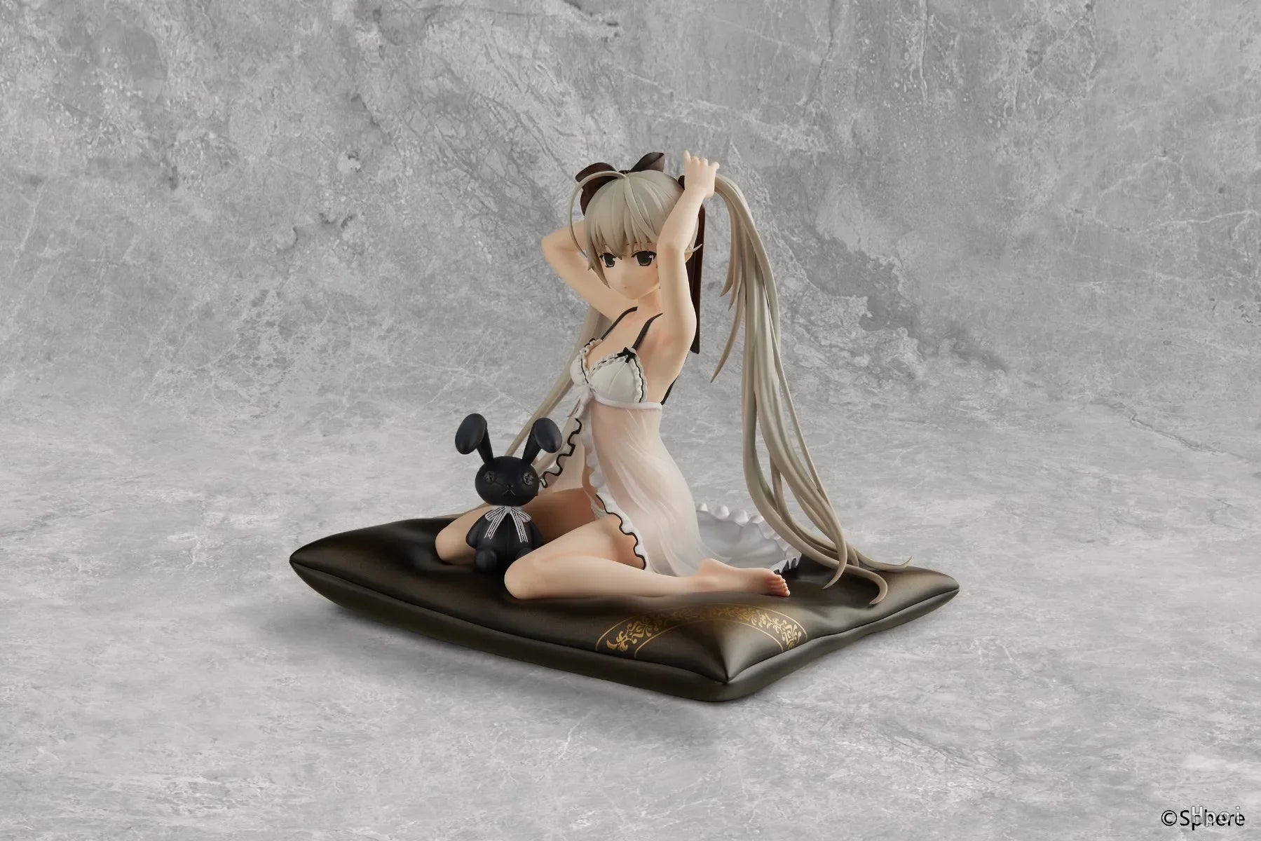 16CM Anime Yosuga no Sora Kasugano Sora Figure Pajamas Sitting Posture  Cute Model Toy Girl Gift Collection Ornaments PVC