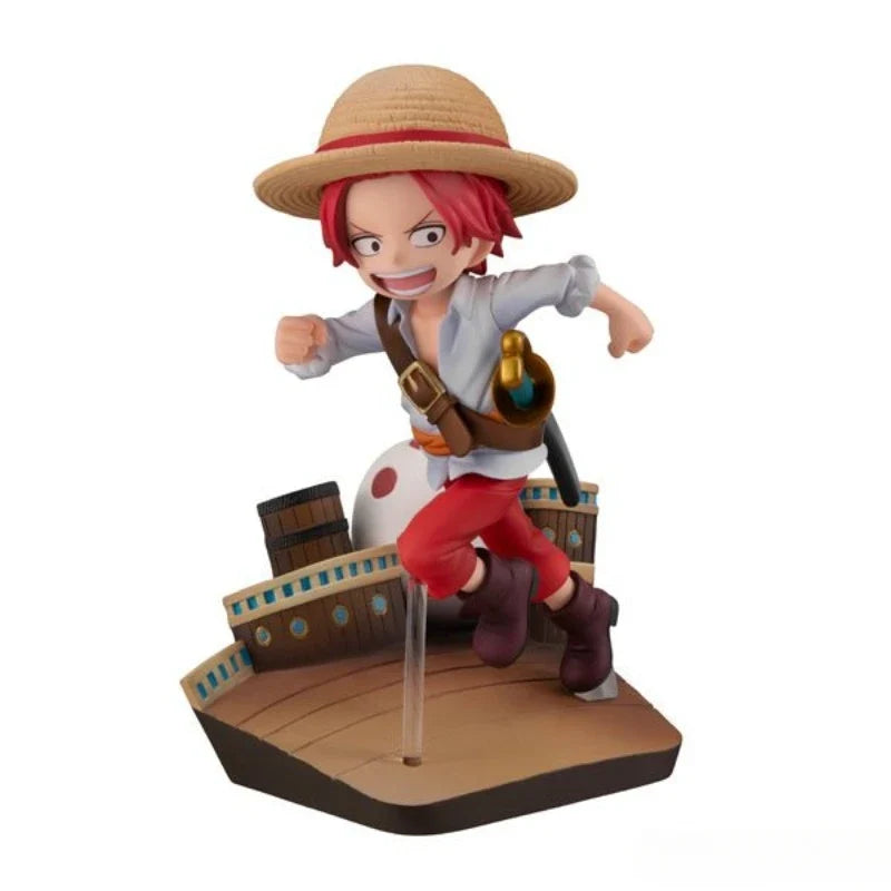 MegaHouse Original Genuine Anime One Piece Akagami No Shanks G.E.M. Run!Run!Run! 12cm Collections Models Toy Figures Xmas Gifts