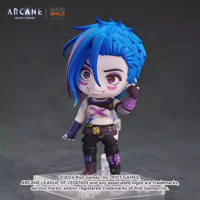 Original Jinx Arcane Ver. Chibi Action Figure Model Collectible Gift For Fans