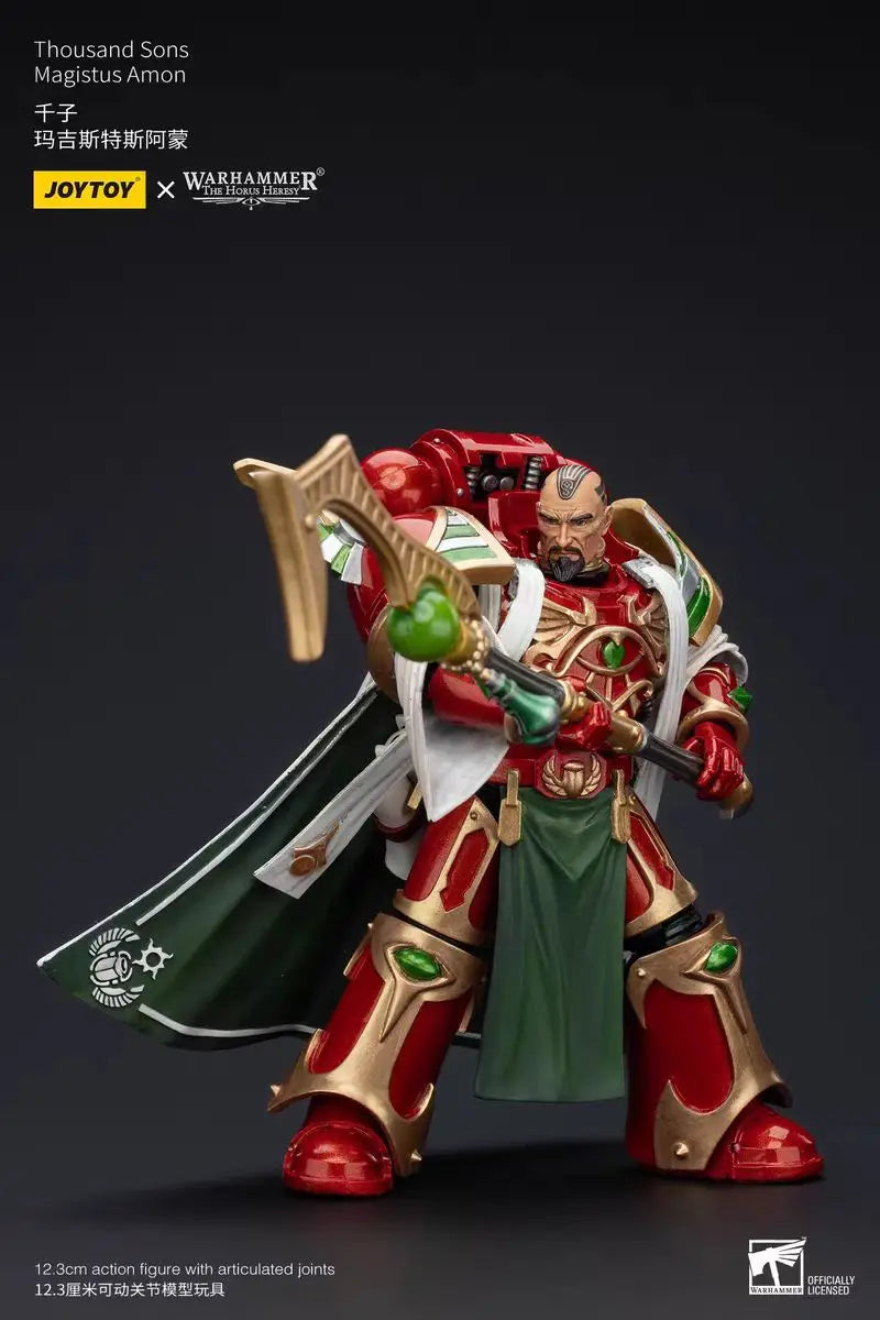 【In Stock 】JOYTOY Warhammer 40K Thousand Sons Magistus Amon 1/18 Action Figures Collection Toys Models