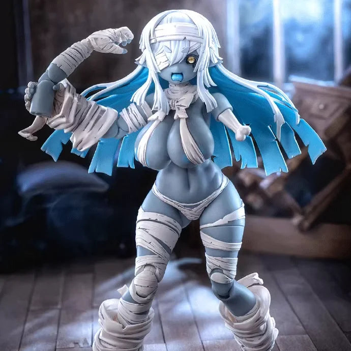 Genuine Snail Shell Rpg-03 Resuscitation Grisa Zombie 1/12 Anime Figure Model Grisa Collection Decoration Birthday Gift 15cm