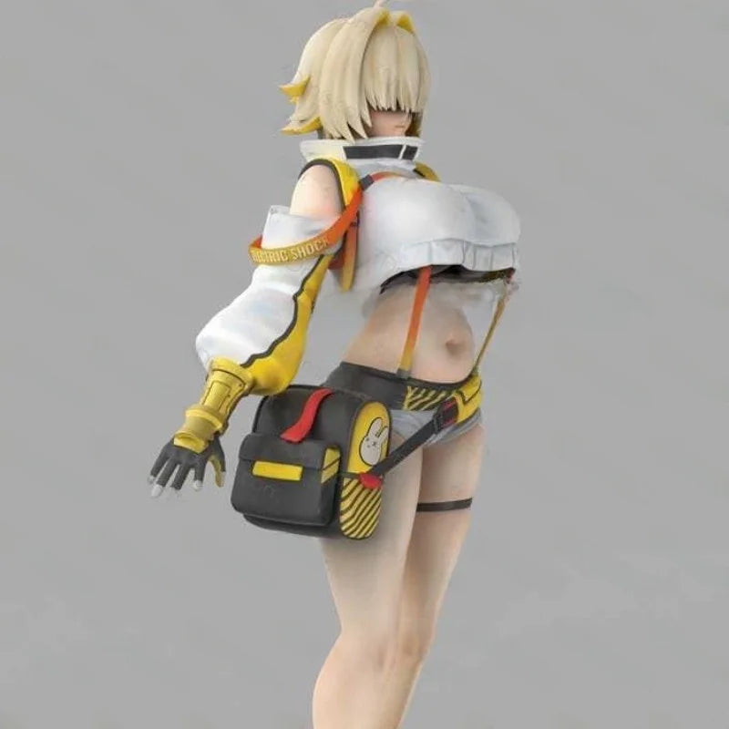 Assembling Resin White Model Vic Godd High Precision 3D Printed Game Figurine Practice Model for Collectors And Fans