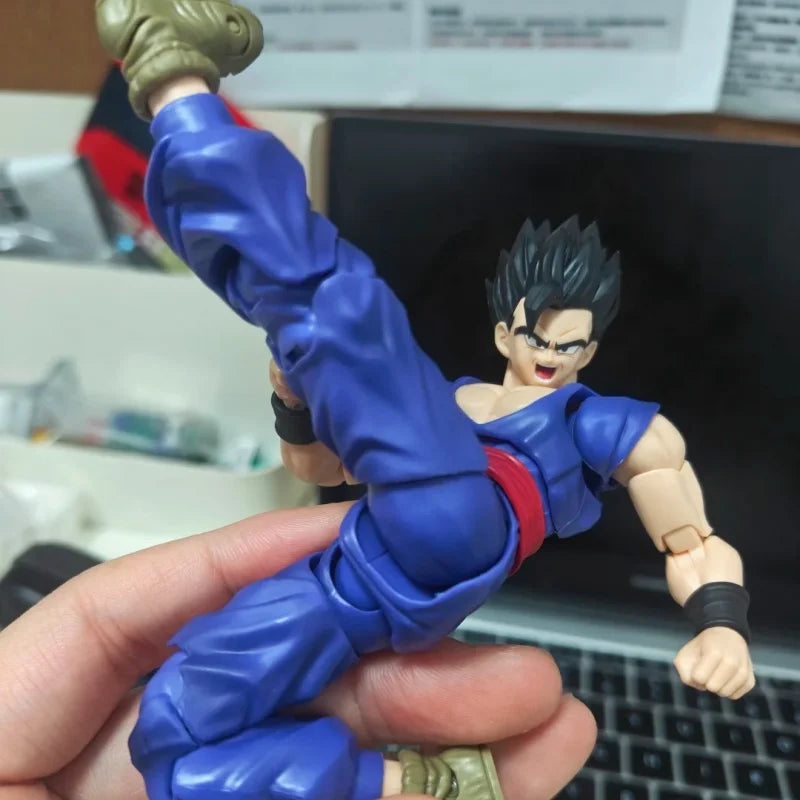New Arrival Dragon Ball Z Ultimate Gohan Shf Replica Action Figure Pvc Statue Desktop Decoration Collecte Kid Birthday Toy Gifts