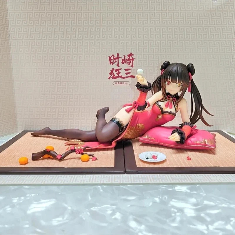 Japanese Comics Figure  APEX DATE A LIVE The Return of Elves Tokisaki Kurumi Chinese New Year Qipao Anime Model Bandai Banpresto