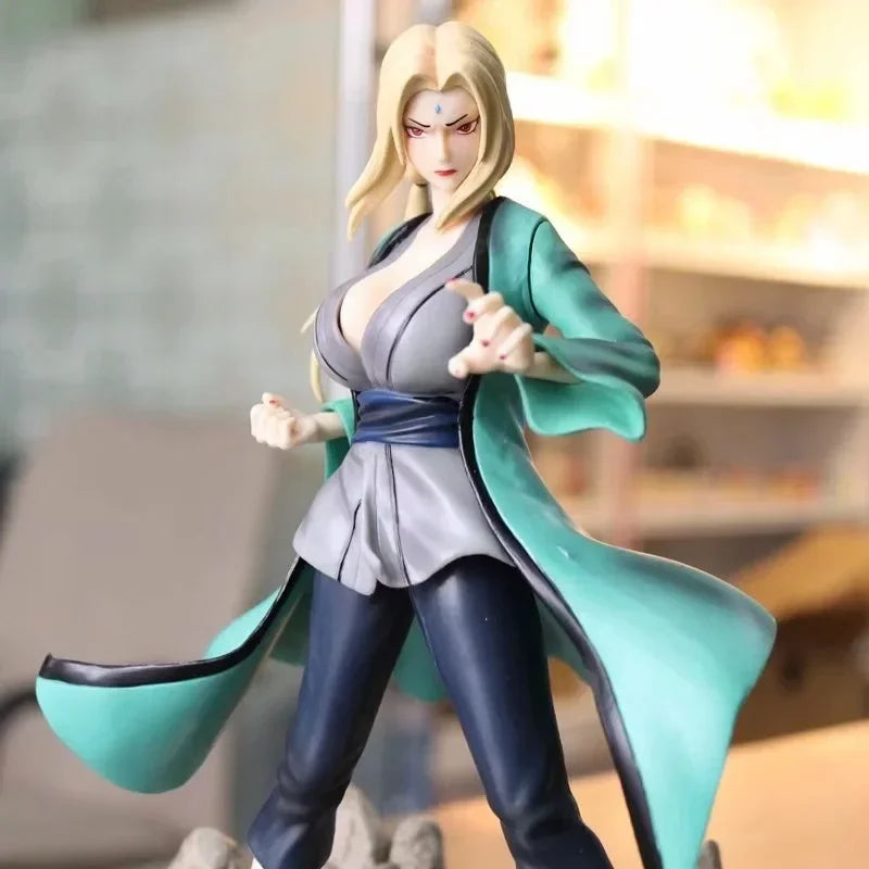 28CM New Anime NARUTO Hokage GK Tsunade Figure PVC Model Toys Doll high quality Collect Ornaments Gifts