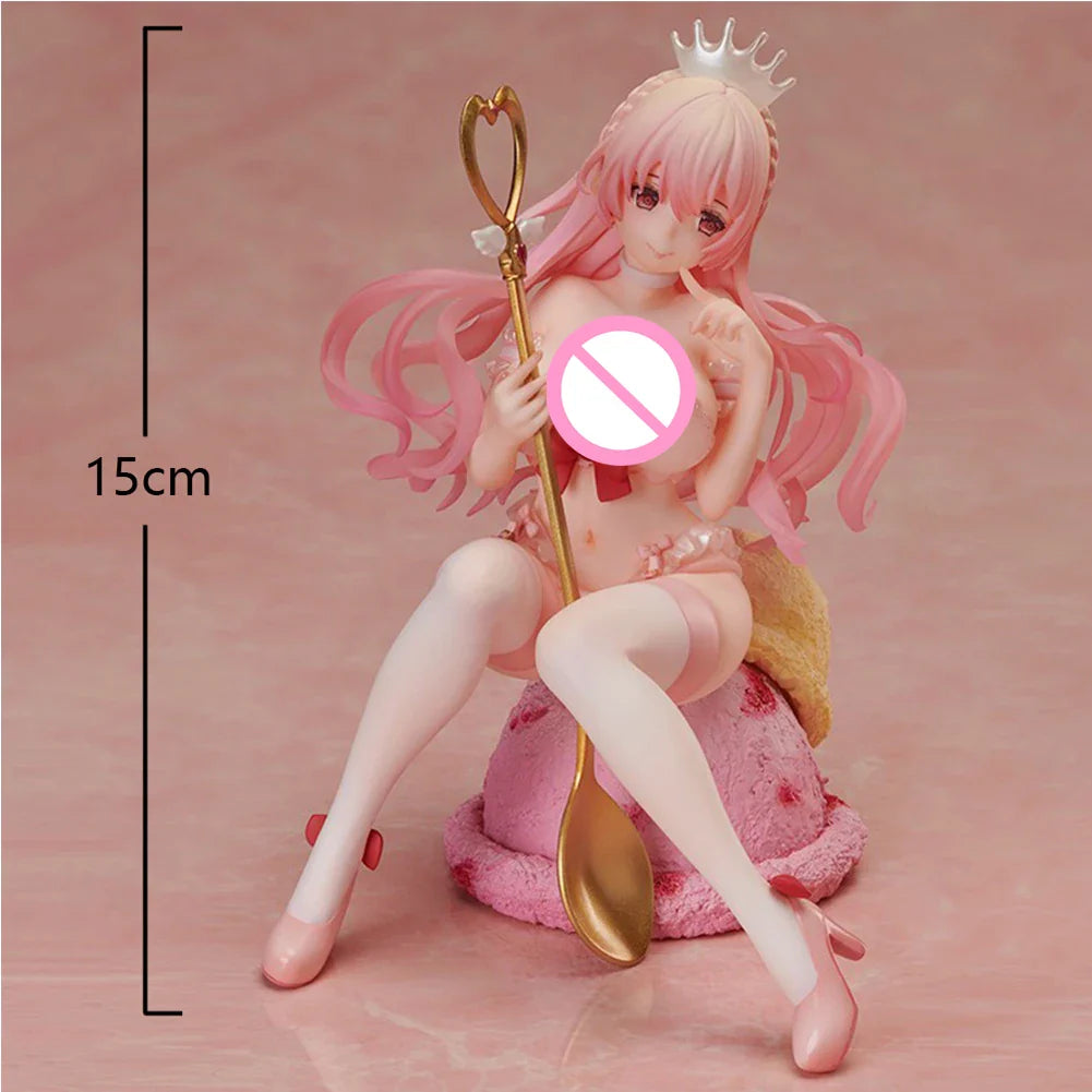 Anime Tasting Girl Ichigo Milk Figure beauty girl Action Figure PVC model Choco Mint Figurine Collection toys birthday Gift 15cm