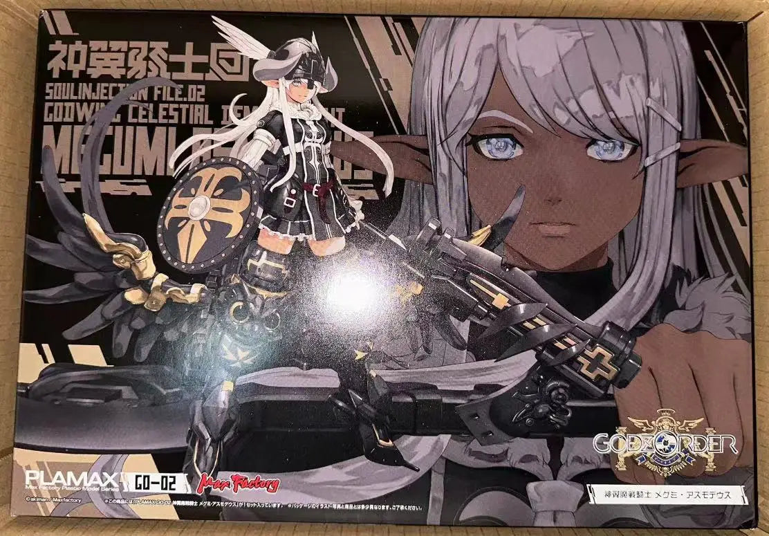【In Stock】Original GSC Max Factory PLAMAX GO-01 GO-02Divine Wing Demon War Knight Emi Asmode Action Figures Model Collection